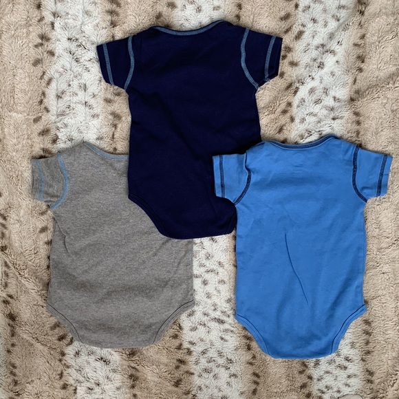 North Carolina Tar Heels Boys 18 Month Onesie Bundle of 3 NCAA brand - Picture 2 of 6